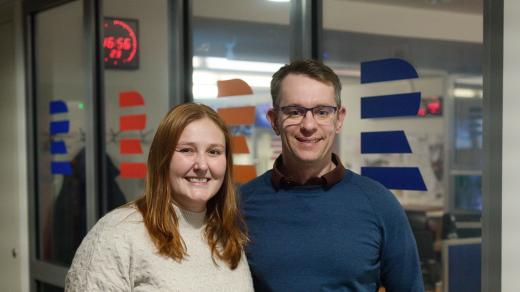 Curlingový smíšený tým Zuzana a Tomáš Paulovi