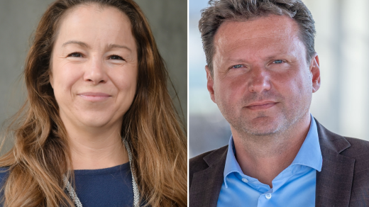 Michaela Šebelová (STAN) a Radek Vondráček (ANO)