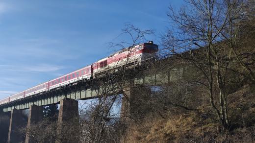 Železniční viadukt v obci Dolná Štubňa