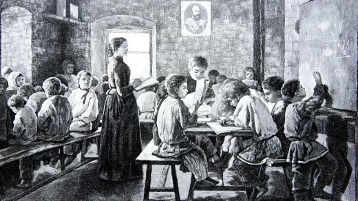Venkovská škola 19. století