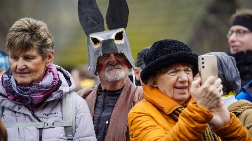 Průvod masek z Dlaskova statku