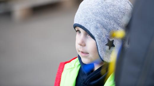 Ukrajinští uprchlíci na Matějské pouti.