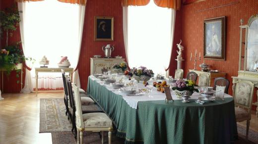 Jídelna aristokratické rodiny