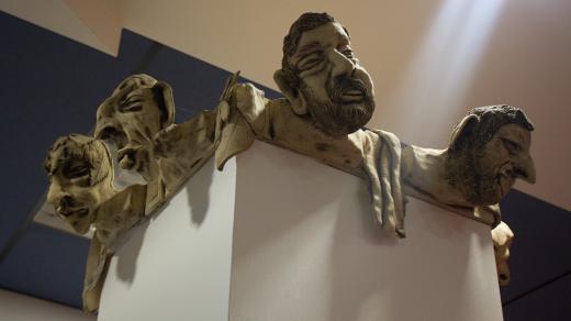 Projekt proměny v sídlo rozhlasu vytvořili architekti Karel Plocek a Martin Misík. To jsou právě jejich hlavy...