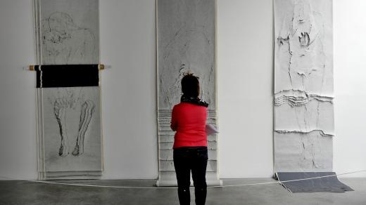 Adriena Šimotová, výstava Menší ohlédnutí a Vyjevování