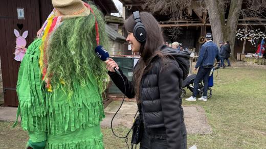 Vodník Floriánek, živá voda a vše co patří k jaru bylo o víkendu k vidění v Záměli na Rychnovsku