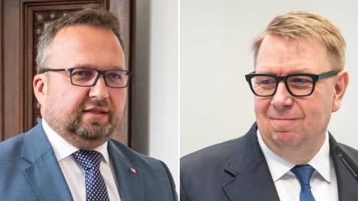 Marian Jurečka (KDU-ČSL) a Aleš Juchelka (ANO)