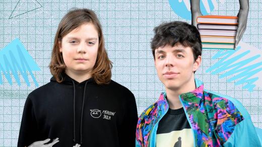 Jakub Kučera a Josef Arnot, studenti Gymnázia Přírodní škola