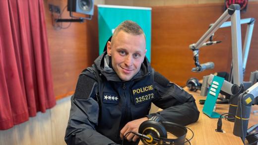 Martin Hron z Krajského ředitelství policie Kraje Vysočina