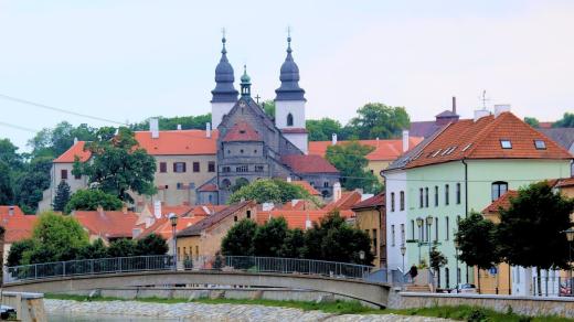 Pohled na centrum města Třebíč