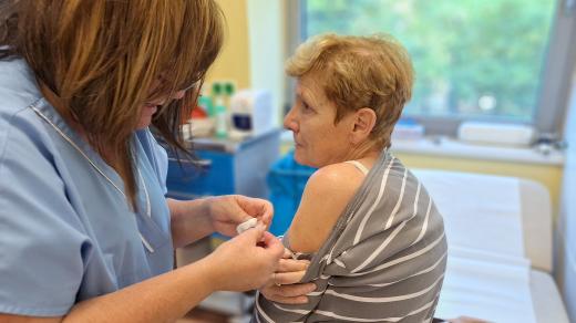 Očkování proti covidu v nemocnici v Ústí nad Labem