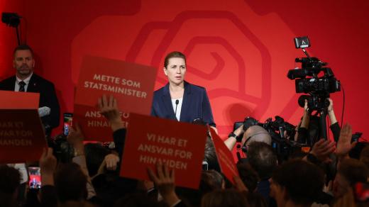 Premiérka Mette Frederiksenová, jejíž strana vyhrála dánské parlamentní volby
