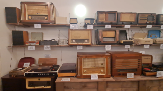 Expozice nazvaná Když byla technika ještě v plenkách v kojetínském městském muzeu