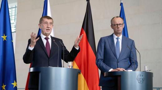 Andrej Babiš (ANO) a Friedrich Merz
