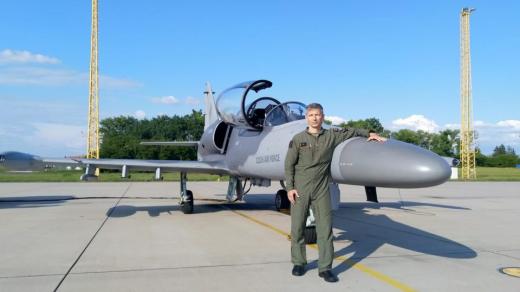 Vojenský pilot David Sochacký