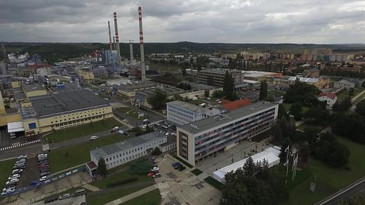 Město Štětí a papírna Mondi