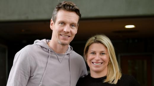 Tomáš Berdych a Andrea Sestini Hlaváčková
