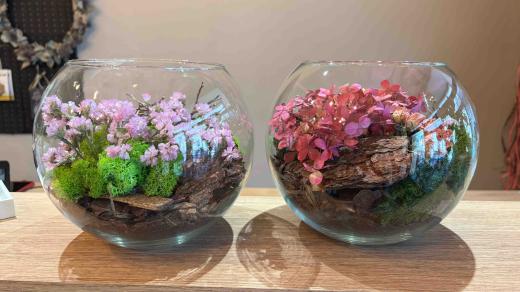 Stabilizované květiny vydrží několik let