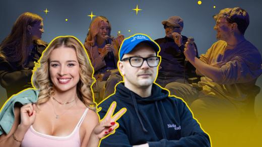 Hosty živého Slejváku byli Nicole Šáchová a Jan Zápotocký