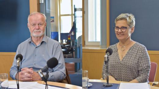 Fyzioterapeutka Monika Košařová a rehabilitační lékař Petr Gallus