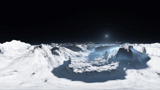Povrch trpasličí planety Pluto