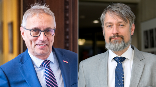 Martin Dvořák (STAN) a Jakub Landovský