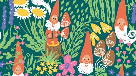 Poslechněte si vyprávění o zahradních trpaslících