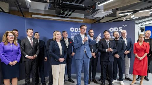 Předseda ODS Martin Kupka představuje stínovou vládu