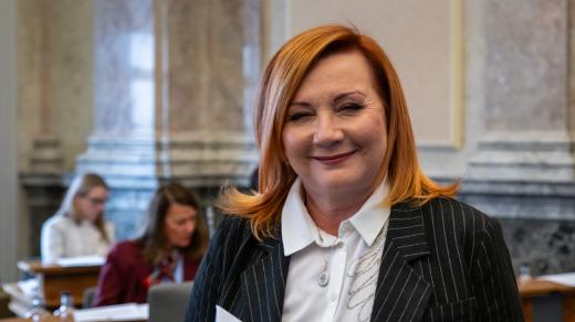 Alena Schillerová (ANO) před jednáním vlády