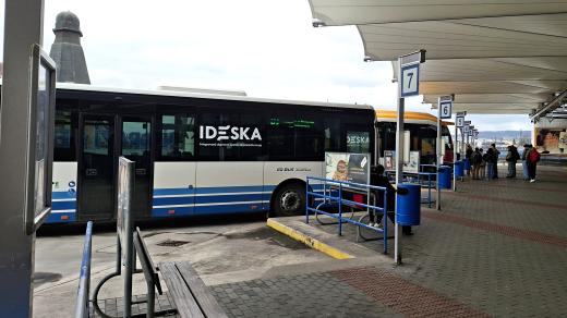 Autobusové nádraží v Českých Budějovicích