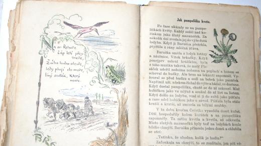 Ráno, čítanka pro druhou třídu obecních škol z roku 1926