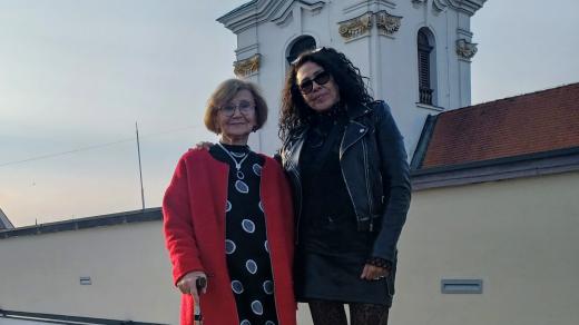 Jiřina Liebermannová s dcerou Naďou