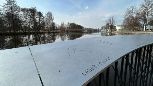 Nové českobudějovické molo odkazuje na souhvězdí, která jsou z místa viditelná