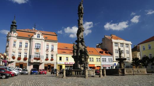 Duchcov, náměstí Republiky