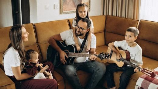 Marian Kurylo se svoji ženou Marianou a dětmi