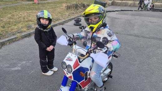 Minimotorka z motokroužku ze Střediska volného času Domeček ve Valašském Meziříčí