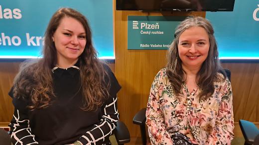 Marie Vašková a Lenka Kropáčová z plzeňského Totemu