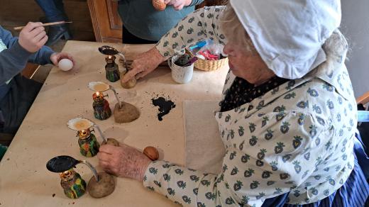 Velikonoce v hornickém domku