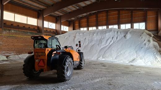 Hala s posypovou solí