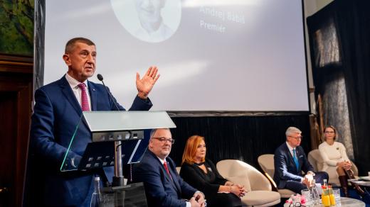 Premiér Andrej Babiš (ANO) vystoupil na tiskové konferenci k představení hospodářské koncepce Česko: Země pro budoucnost 2.0