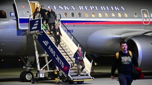 Repatriační let s českými občany