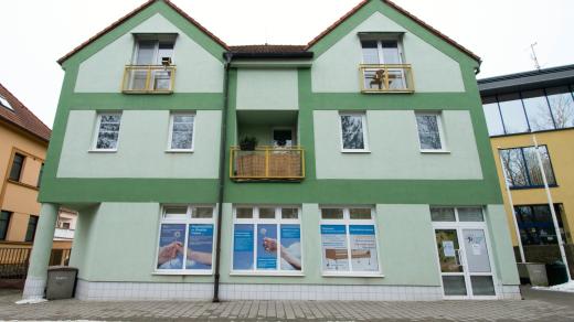Půjčovna kompenzačních pomůcek v ulici na Sadech v Třeboni