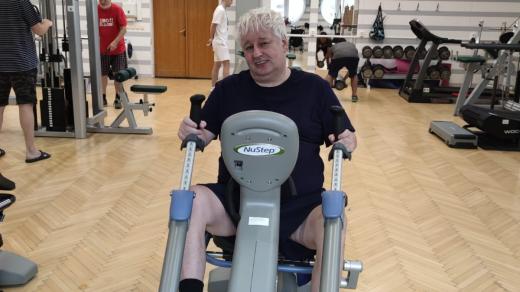 Dalibor Blaha stále cvičí, jak mu tělo dovolí