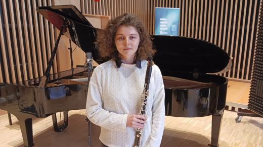 Klarinetistka Gabriela Matoušková