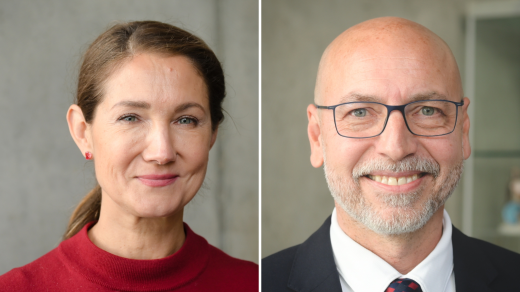 Gabriela Svárovská (Zelení) a Petr Hladík z ministerstva zahraničí