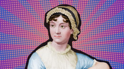 Jane Austenová (koláž Český rozhlas)