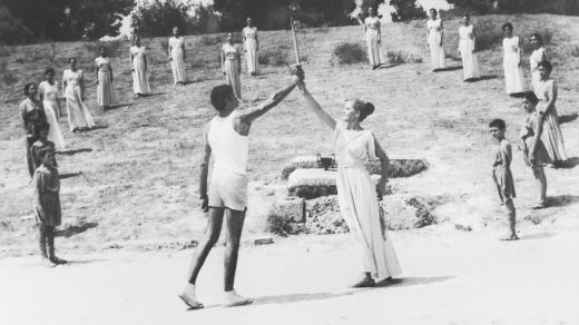 Zapálení olympijského ohně na LOH 1972 v Mnichově