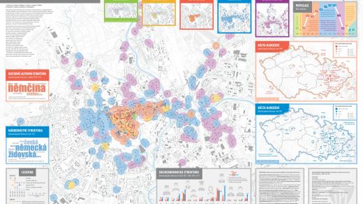 Oceněná mapa židovského osídlení Olomouce