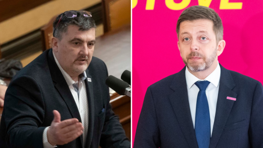 Hubert Lang (ANO) a Vít Rakušan