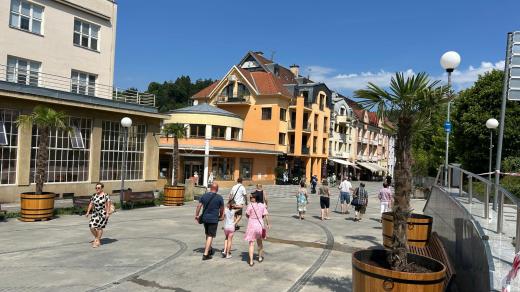 Luhačovice, centrum